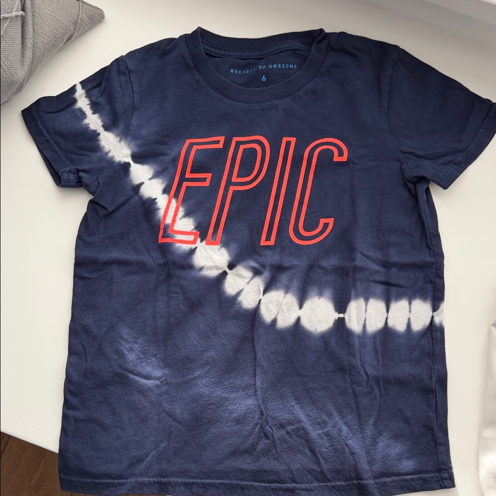 Epic Navy Kids T-Shirt by 🚀 of Awesome
